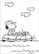 Snoopy coloring page (002)
