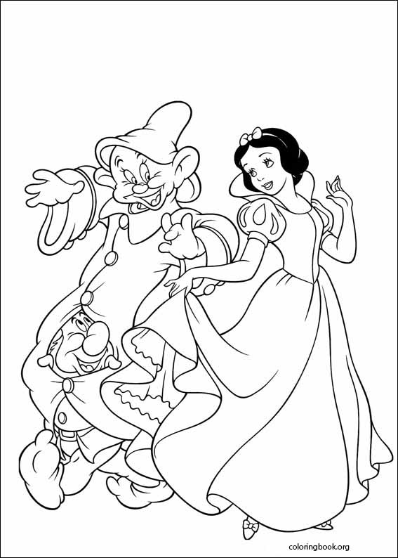 Snow White coloring page (005)