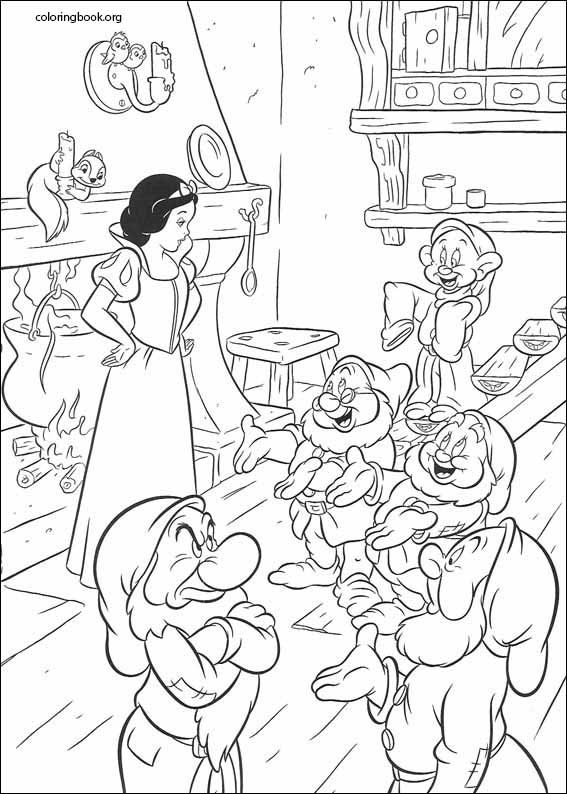Snow White coloring page (006)