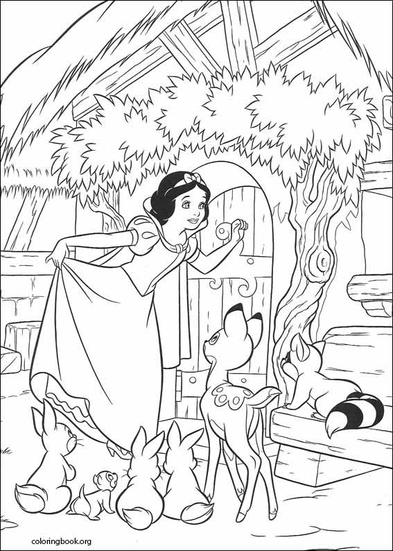 Snow White coloring page (014)