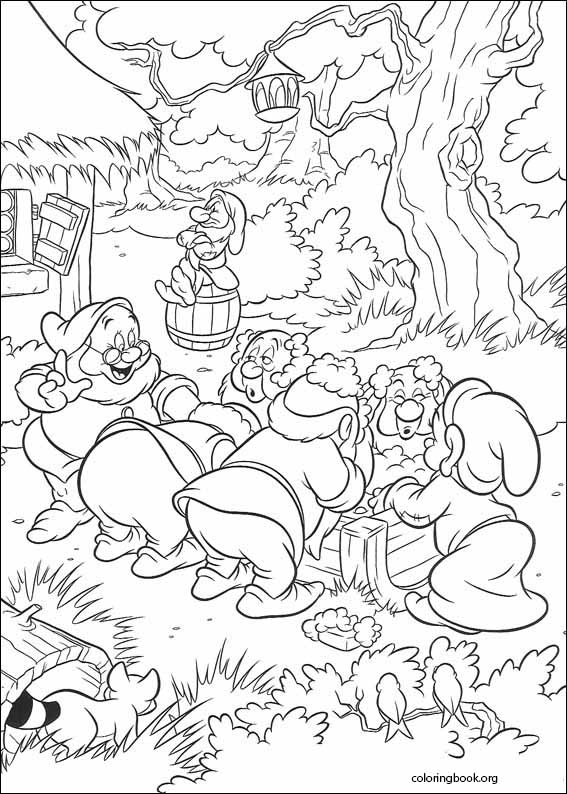 Snow White coloring page (017)