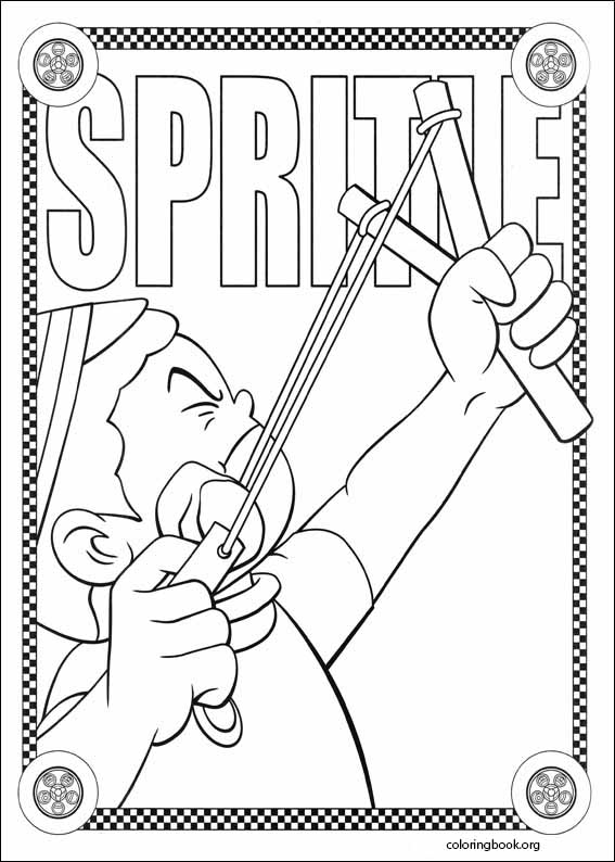 Speed Racer coloring page (032)