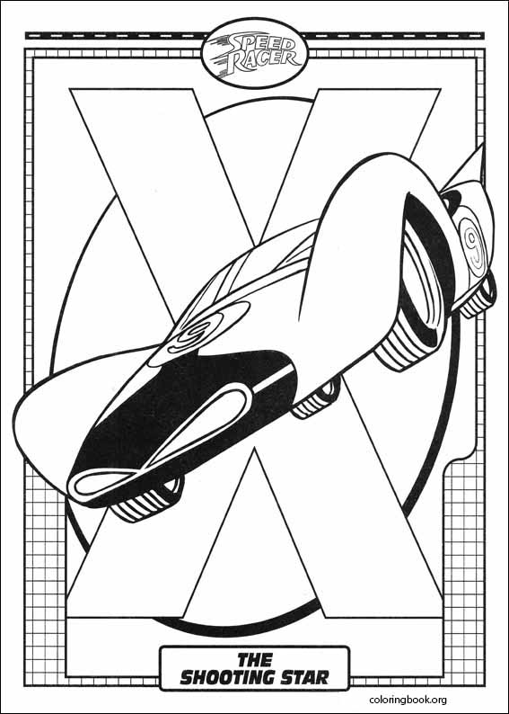 Speed Racer coloring page (035)