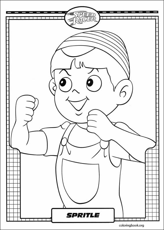 Speed Racer coloring page (036)
