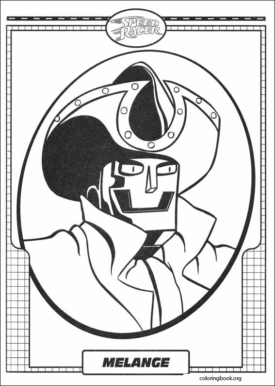 Speed Racer coloring page (039)
