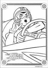 Speed Racer coloring page (009)