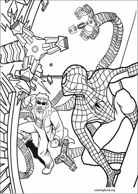 Spiderman coloring page (017)