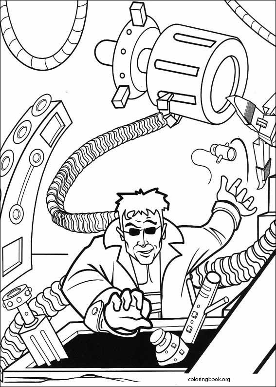 Spiderman coloring page (024)