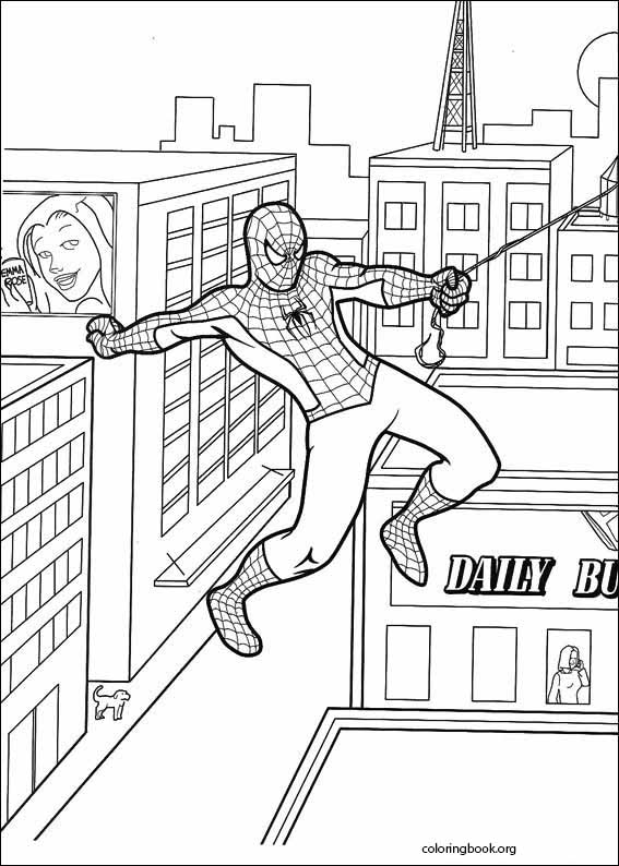Spiderman coloring page (025)