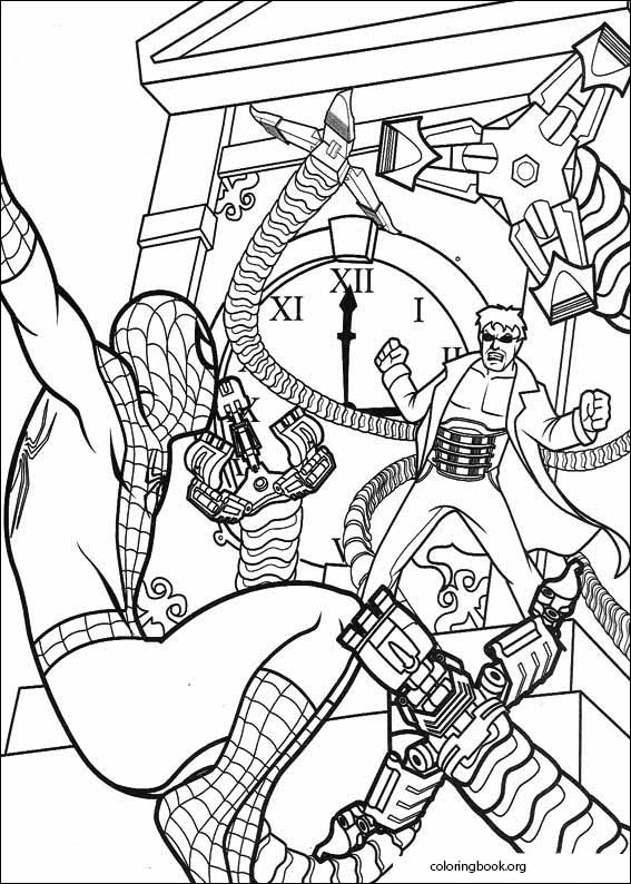 Spiderman coloring page (030)