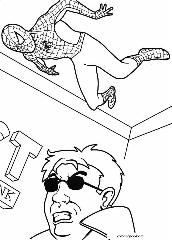 Spiderman coloring page (035)
