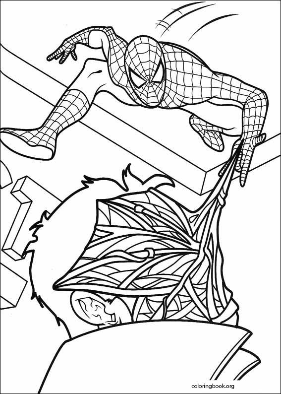 Spiderman coloring page (036)
