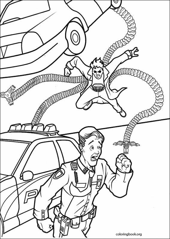 Spiderman coloring page (041)
