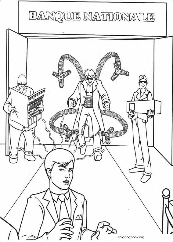 Spiderman coloring page (047)