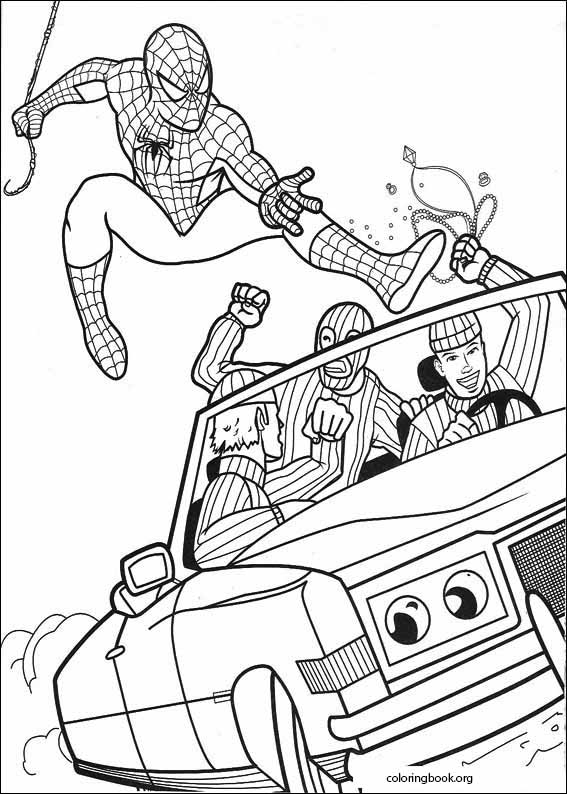 Spiderman coloring page (054)