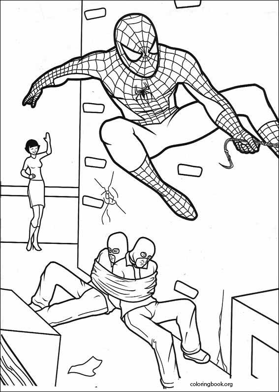 Spiderman coloring page (062)