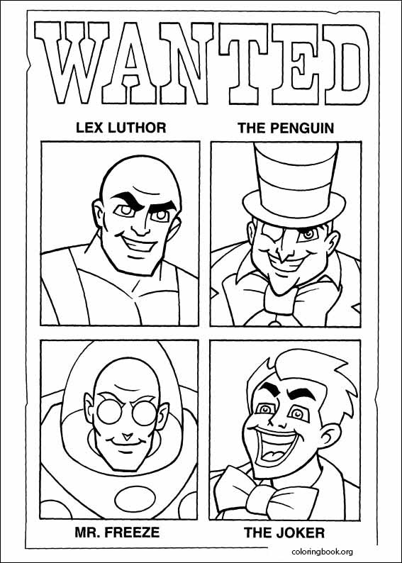 Super Friends coloring page (002)