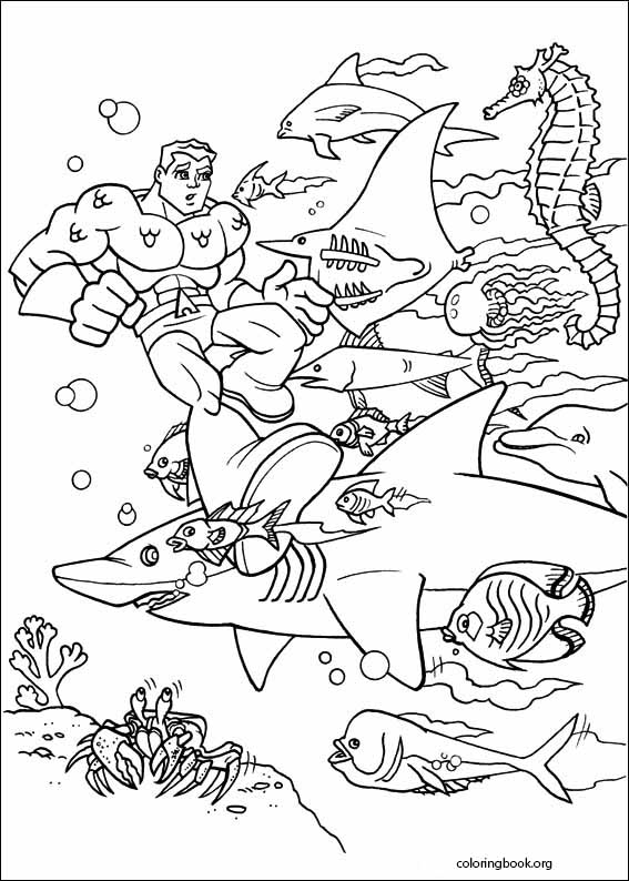 Super Friends coloring page (003)