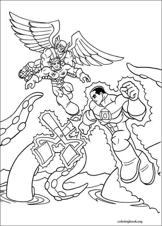 Super Friends coloring page (005)
