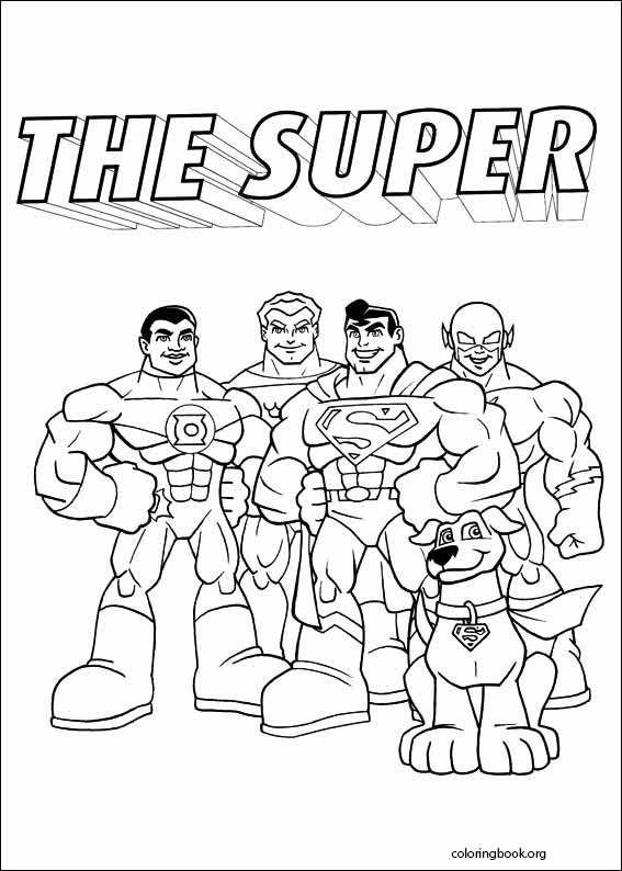 Super Friends coloring page (007)