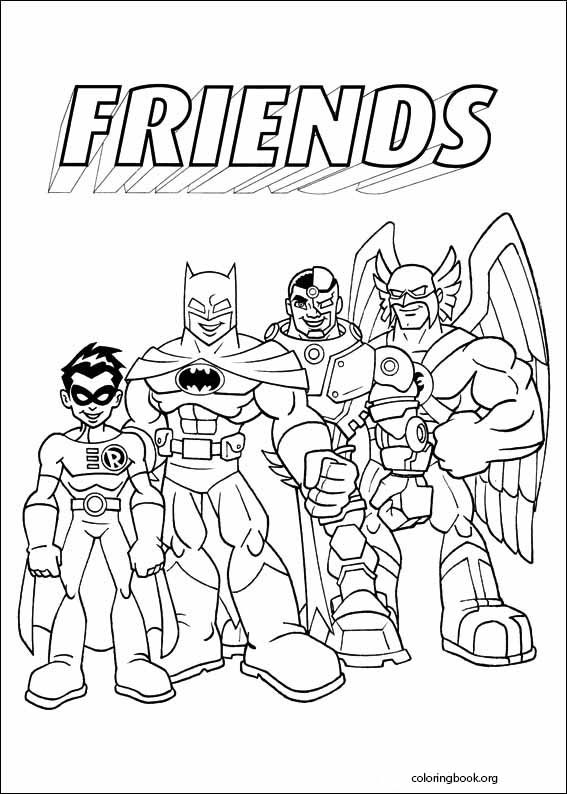 Super Friends coloring page (010)