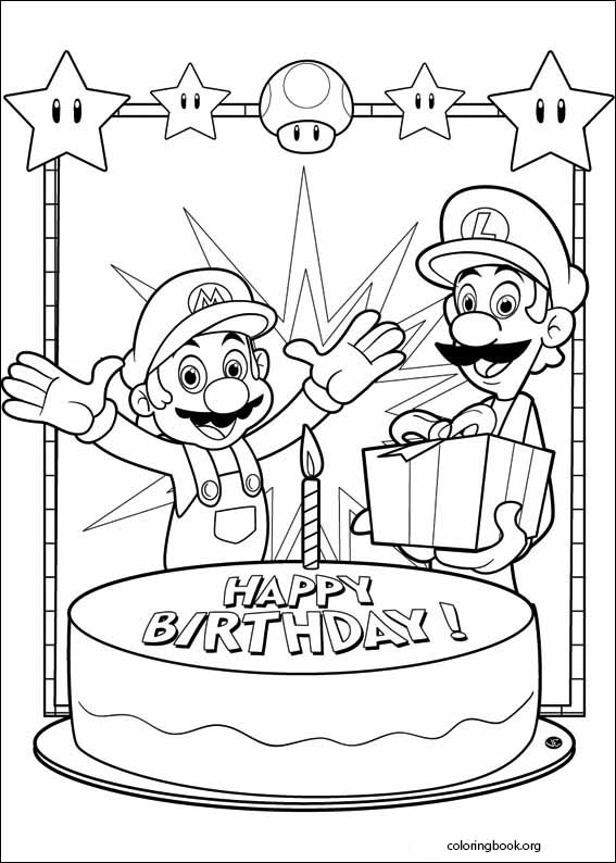 Super Mario Bros. coloring page (012)