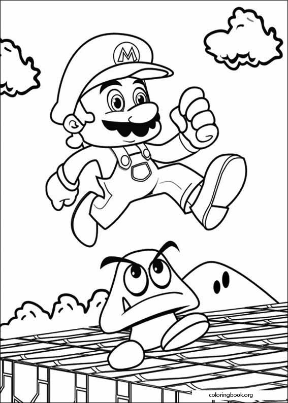 Super Mario Bros. coloring page (017)