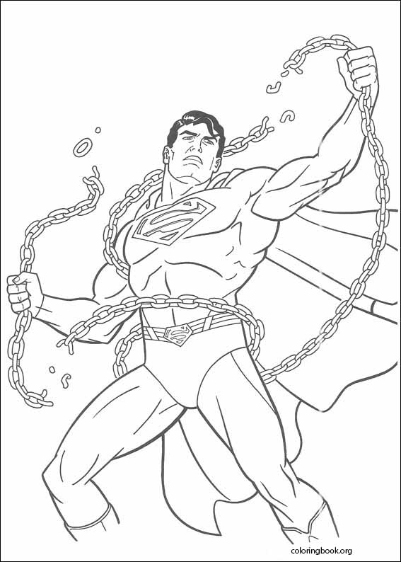 Superman coloring page (001)