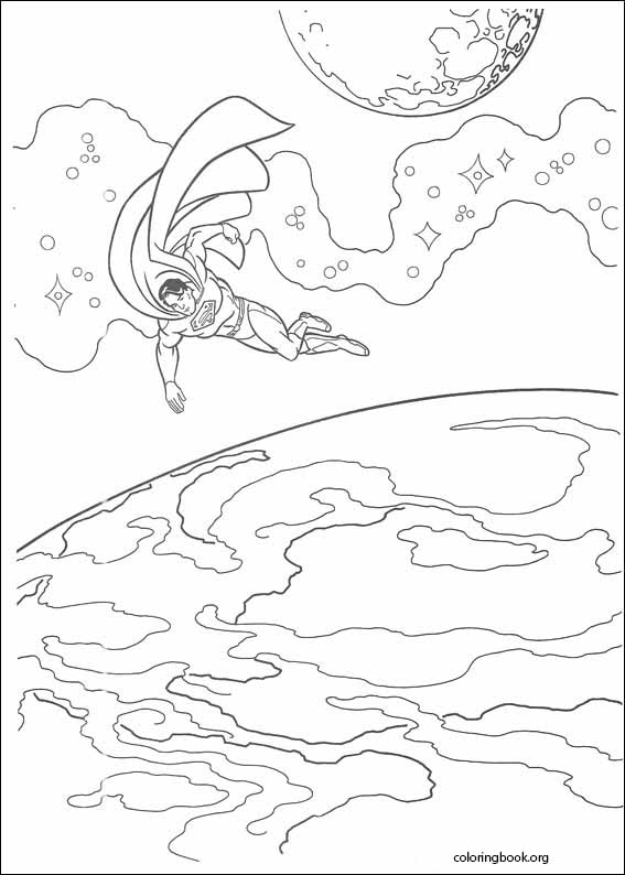 Superman coloring page (002)