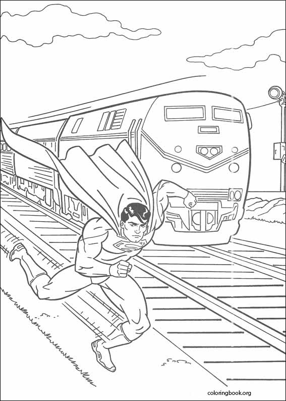 Superman coloring page (005)