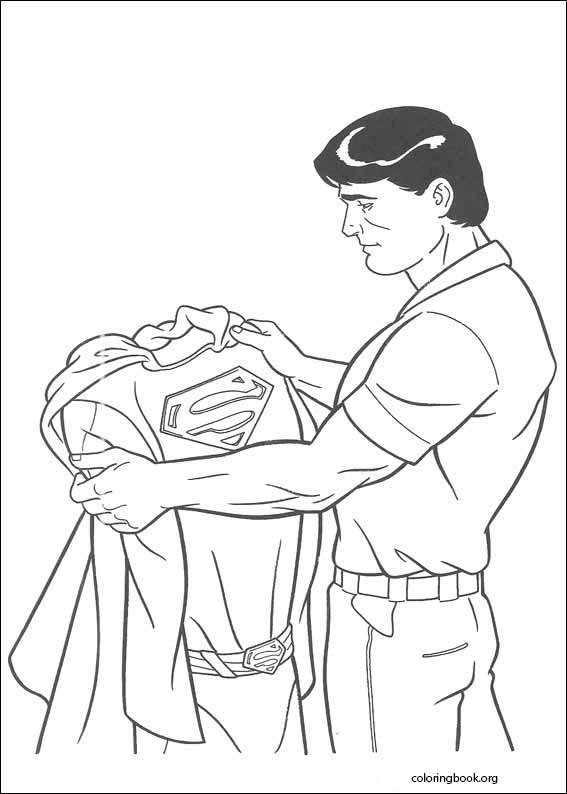 Superman coloring page (011)