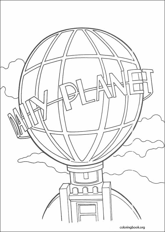 Superman coloring page (013)
