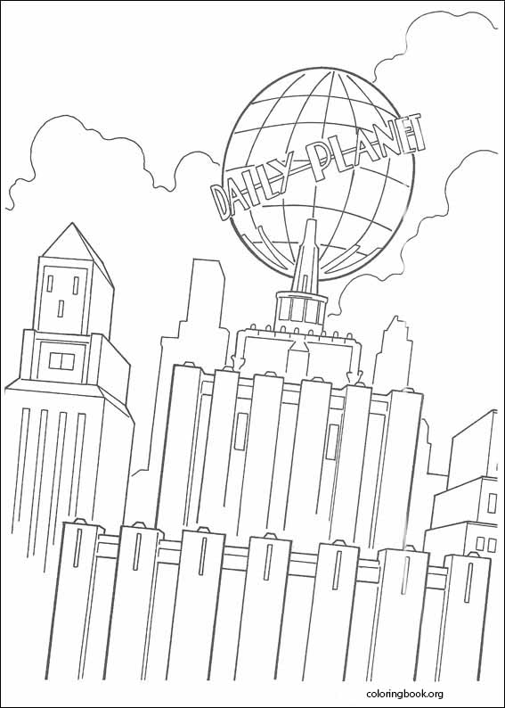 Superman coloring page (018)