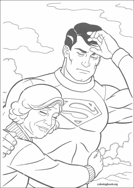 Superman coloring page (021)