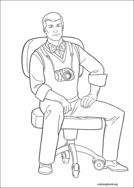 Superman coloring page (025)