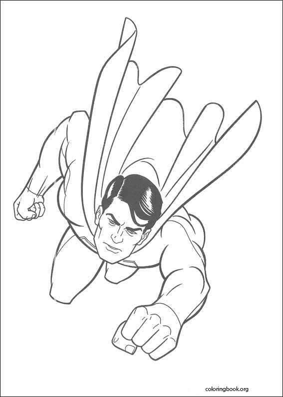 Superman coloring page (030)