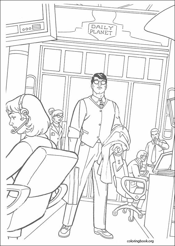 Superman coloring page (031)