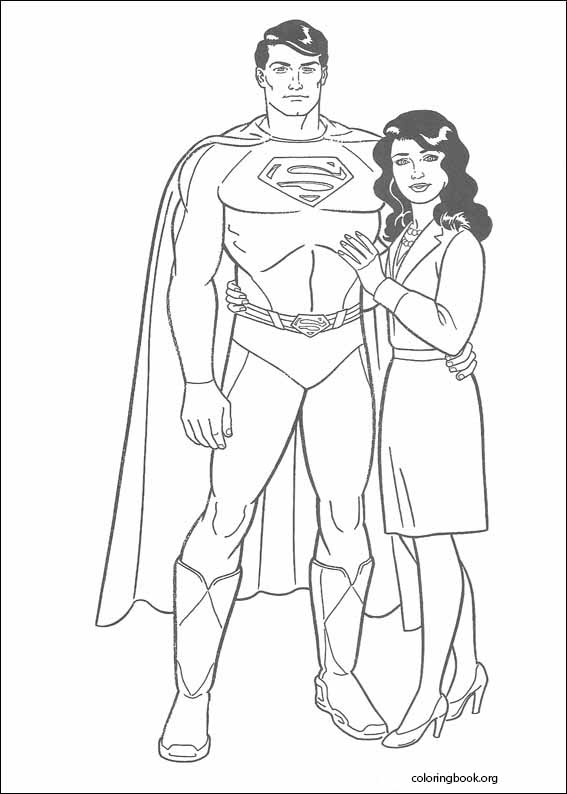 Superman coloring page (033)