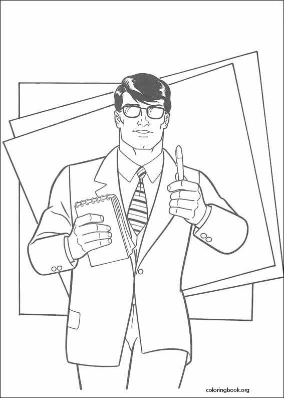 Superman coloring page (038)
