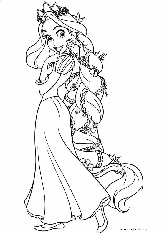 Tangled coloring page (005)