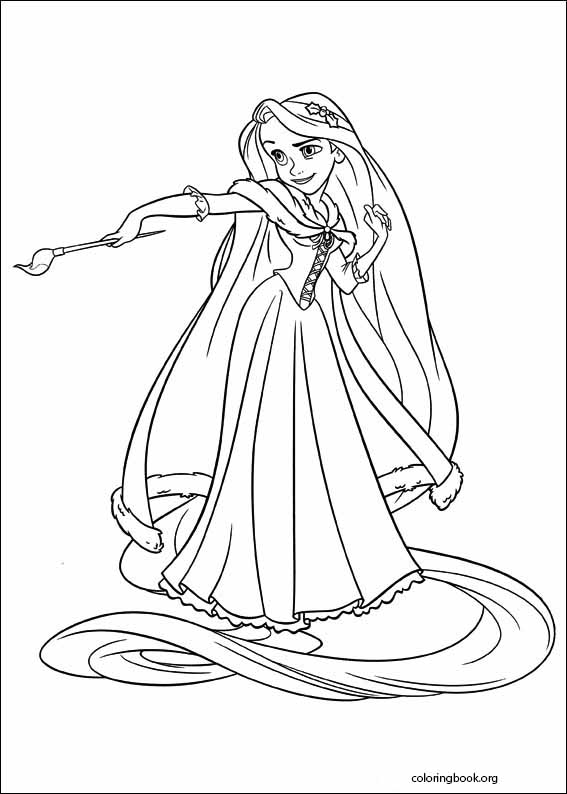 Tangled coloring page (017)