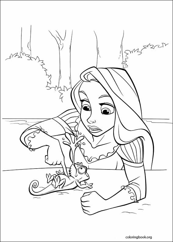 Tangled coloring page (021)