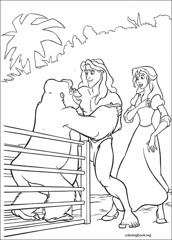 Tarzan coloring page (012)