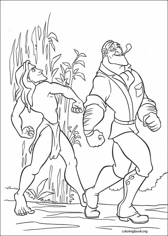 Tarzan coloring page (023)