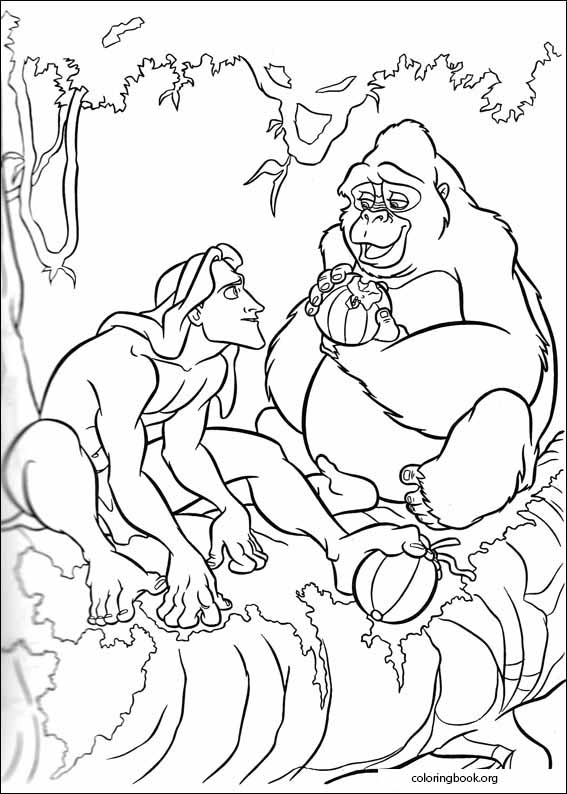 Tarzan coloring page (042)