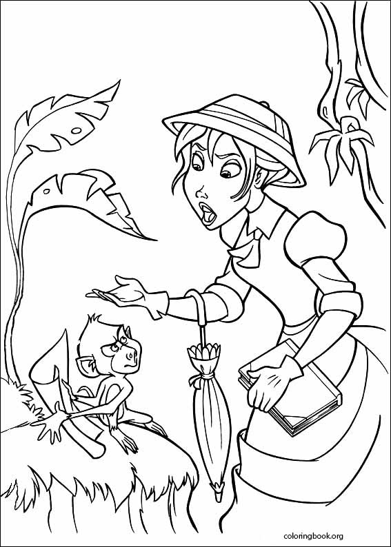 Tarzan coloring page (046)