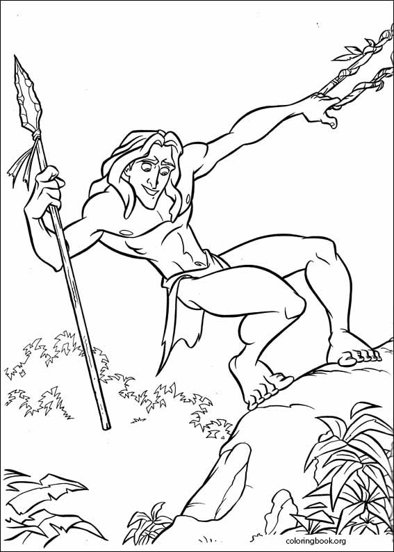Tarzan coloring page (054) @ ColoringBook.org