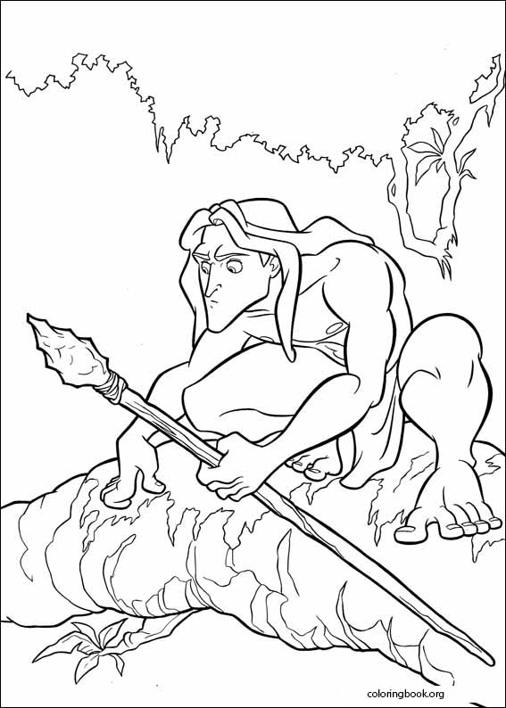 Tarzan coloring page (057)