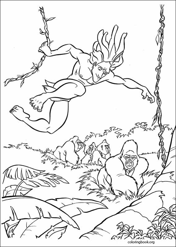 Tarzan coloring page (059)