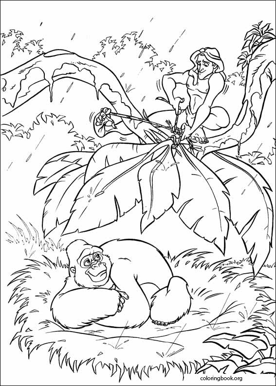 Tarzan coloring page (067)